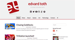 Desktop Screenshot of edvardtoth.com