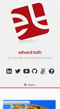 Mobile Screenshot of edvardtoth.com