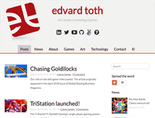 Tablet Screenshot of edvardtoth.com